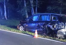 Wypadek koło Krosna Odrzańskiego