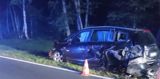 Wypadek koło Krosna Odrzańskiego