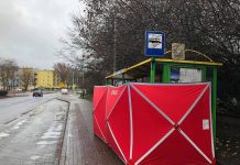 Makabra w Zielonej Górze. Ciało mężczyzny znalezione na przystanku autobusowym