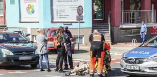 Wypadek w Zielonej Górze. Potrącenie mężczyzny na pasach. Ranny trafił do szpitala (ZDJĘCIA)