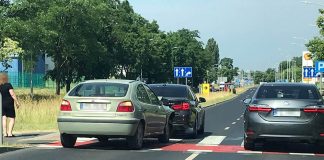 Renault uderzyło w bmw w Zielonej Górze (ZDJĘCIE CZYTELNIKA)