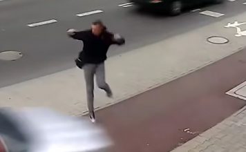 Centymetry od tragedii. Pieszy dosłownie oszukał przeznaczenie. Kierowca był naćpany (FILM)