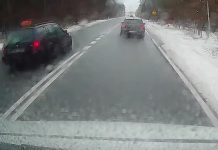 Jak szalony volkswagenem wyprzedzał na „trasie śmierci”, na podwójnej linii ciągłej. Było ślisko (FILM CZYTELNIKA)