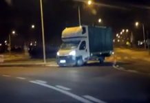 Jechał autem dostawczym pod prąd w Zielonej Górze. Pod prąd wjechał też na rondo PCK (FILM CZYTELNIKA)