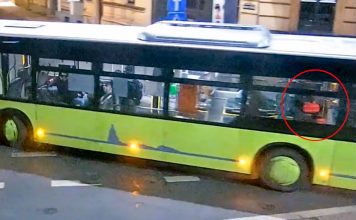 Ukradli kanistry na paliwo ze stacji benzynowej. Wpadli w autobusie (FILM)