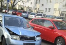 Zderzenie dwóch samochodów w Zielonej Górze (ZDJĘCIE CZYTELNIKA)