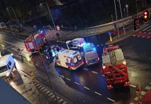 Wypadek na skrzyżowaniu w Zielonej Górze. Ranna jedna osoba (ZDJĘCIE CZYTELNIKA)