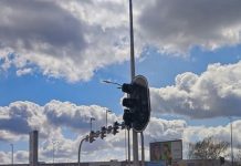 Przestawiona sygnalizacja świetlna w Zielonej Górze (ZDJĘCIE CZYTELNIKA)