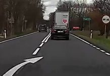 Tak wyprzedza kierowca na „trasie śmierci”, podwójna ciągła i zakręt (FILM CZYTELNIKA)
