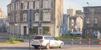Kierowca z Krosna Odrzańskiego jechał volkswagenem pod prąd ulicą w centrum Zielonej Góry (FILM CZYTELNIKA)