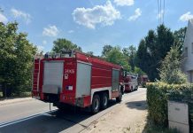 Pożar letniej kuchni w domu w Zatoniu, dzielnicy Zielonej Góry (ZDJĘCIA)