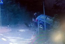 Ukrainiec wypadł z drogi na przejściu dla pieszych w Zielonej Górze. Może mówić o szczęściu (FILM CZYTELNIKA)