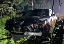 Roztrzaskał mercedesa na S3 pod Zieloną Górą. Samochód wypadł za barierki. Kierowca stanie przed sądem (ZDJĘCIA)