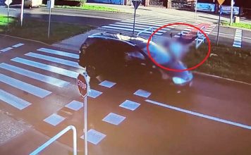 Makabryczne potrącenie w Zielonej Górze. Kobieta jest ciężko ranna (FILM Z MONITORINGU)