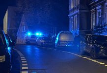 Zielonogórscy policjanci wezwani do bójki pięciu osób. Szybko pojechali na miejsce (ZDJĘCIA CZYTELNIKA)