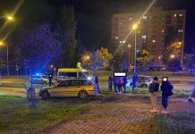 Kierujący bmw wypadł z drogi w Zielonej Górze (ZDJĘCIA CZYTELNIKA)