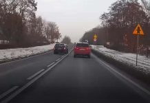 To dlatego dochodzi do wypadków. Jak szalony wyprzedzał volkswagenem na „trasie śmierci” (FILM CZYTELNIKA)