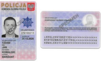 Tak wyglądają nowe policyjne legitymacje