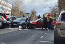 Wypadek w Zielonej Górze. Na miejsce jadą służby ratunkowe (ZDJĘCIE CZYTELNIKA)