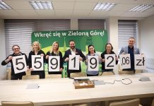 WOŚP. Zielona Góra zebrała rekordową kwotę pieniędzy, niemal 560 tys. zł