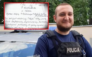 Kobieta bardzo zaskoczyła policjanta z Lubska