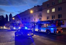 Straż pędziła do pożaru mieszkania w Zielonej Górze. To było przypalone jedzenie w garnku (ZDJĘCIA)