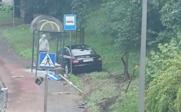 Kierujący audi wypadł z drogi (ZDJĘCIA)