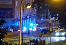 Ukrainiec krzyczał „zabiłem” w Zielonej Górze. Na miejsce zjechała się policja (FILM, ZDJĘCIA CZYTELNIKA)