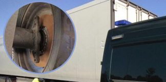 To jeżdżąca śmierć. Ciężarówka miała w kole zdemontowany układ hamulcowy