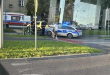 Potrącenie rowerzysty w Zielonej Górze. Kierująca ukarana mandatem, ale rowerzysta też