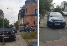 Tak mistrzowie zaparkowali w Zielonej Górze. No i jak przejść?