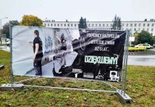 Wandal ukradł banery w Zielonej Górze. Prezydent Kubicki: Zgłosisz się sam, albo sprawa trafi na policję