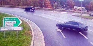 19-latek driftował BMW na rondzie w Zielonej Górze. Był zaskoczony wizytą policjantów i wysokim mandatem (FILM)