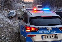 Kierująca seatem wypadła z drogi koło Zielonej Góry