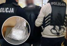 Zielonogórscy policjanci zatrzymali dwóch dilerów. Jeden zamknął się w ubikacji i nie chciał wyjść