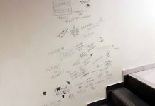 Ukraińcy niszczą klatkę schodową bloku w Zielonej Górze (ZDJĘCIA CZYTELNIKA)