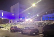 Pożar w szpitalu w Zielonej Górze. To przez bezdomnego, który zamieszkał w piwnicy