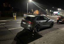 Volkswagen uderzył w audi w Zielonej Górze. Kierowca uciekł (ZDJĘCIA)
