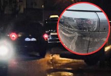 Nieznany sprawca uderzył w mercedesa w Zielonej Górze i uciekł (ZDJĘCIE CZYTELNIKA)