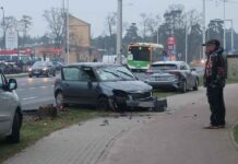 Kolizja w Zielonej Górze. Zderzyły się Kia i Skoda