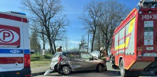 Wypadek w Nowogrodzie Bobrzańskim. Ranna jedna osoba