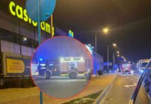 Akcja strażaków w Castoramie w Zielonej Górze. Ludzie zauważyli dym