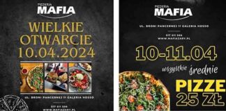 Wielkie otwarcie pizzerii Mafia w Żarach