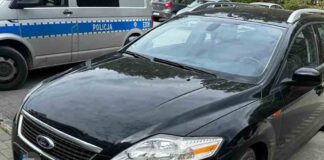 Kompletnie pijana Ukrainka uczyła się jeździć fordem po uliczkach osiedla w Zielonej Górze