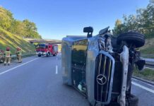 Zderzenie busów na S3 w Zielonej Górze. Jeden pas zablokowany (ZDJĘCIA)