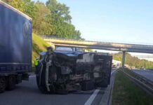 Zderzenie busów na S3 w Zielonej Górze. Sprawca ukarany mandatem