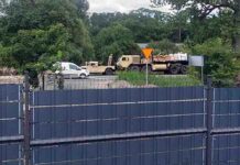 Awaria samochodu wojska amerykańskiego w Świdnicy (ZDJĘCIE CZYTELNIKA)