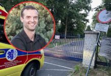 Radny Górski zadbał o nowe oznakowanie przy bramach cmentarza, żeby nie doszło do tragedii