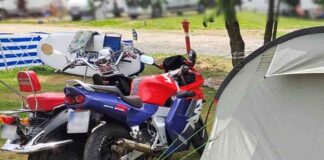 Ukradł motocykle i zaparkował przy namiocie na polu biwakowym