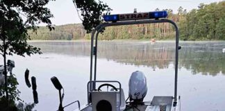 Poszukiwania wędkarza na jeziorze. Przewróciła się łódka